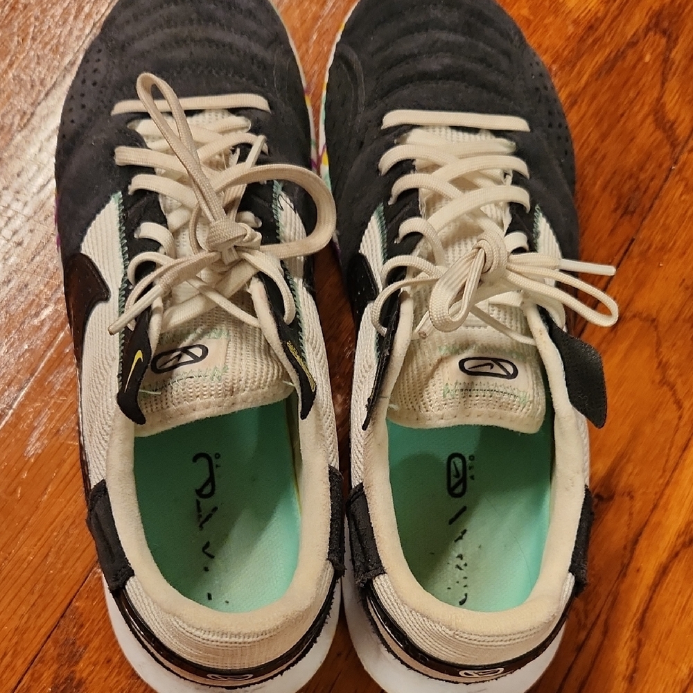 Nike Black and Cream Women's Sneakers